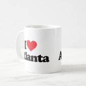 I Liebe Atlanta Kaffeetasse (Vorderseite Links)