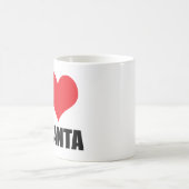 I Liebe Atlanta Kaffeetasse (Mittel)