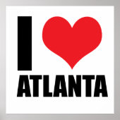 I Liebe Atlanta Poster (Vorne)