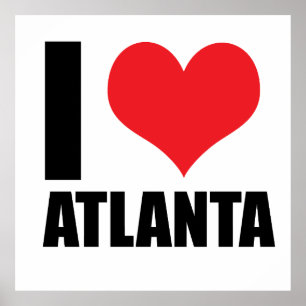 I Liebe Atlanta Poster