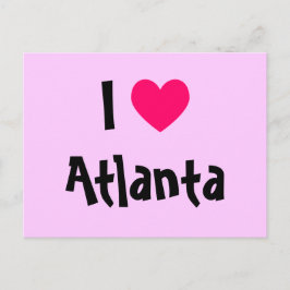 I Liebe Atlanta Postkarte