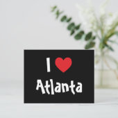 I Liebe Atlanta Postkarte (Stehend Vorderseite)
