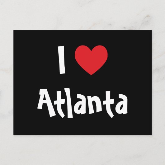 I Liebe Atlanta Postkarte (Vorderseite)