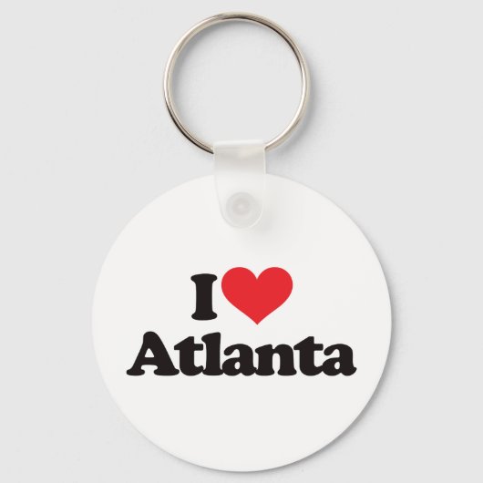 I Liebe Atlanta Schlüsselanhänger (Vorderseite)