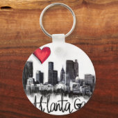 I Liebe Atlanta Schlüsselanhänger (Vorderseite)