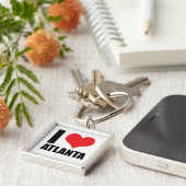 I Liebe Atlanta Schlüsselanhänger (Seite)