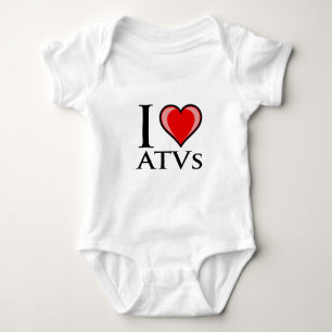 I Liebe ATVs Baby Strampler