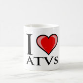 I Liebe ATVs Kaffeetasse (Mittel)