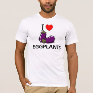 I Liebe-Auberginen T-Shirt