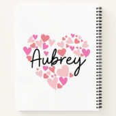 I Liebe Aubrey Notizblock (Rückseite)