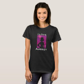 I Liebe Aubrey T-Shirt (Vorne ganz)
