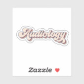 I Liebe Audiologie, Audiologie Zitate2 Aufkleber (Blatt)