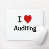 I Liebe Auditing - ich Herz Auditing Mousepad (Mit Mouse)