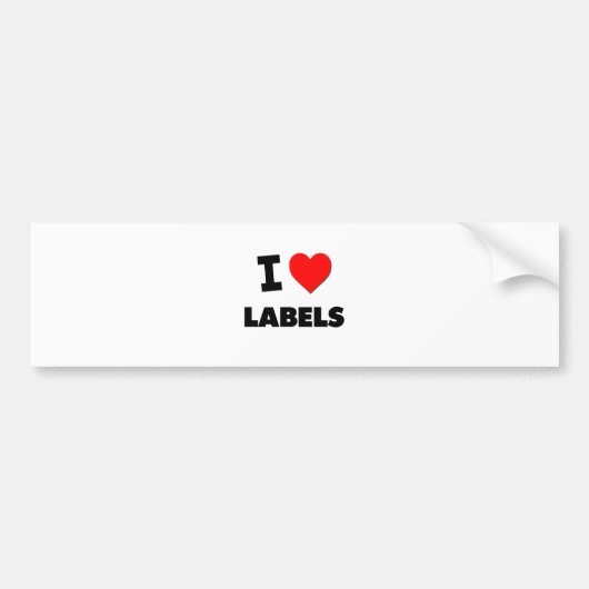 I Liebe-Aufkleber Autoaufkleber (Vorne)