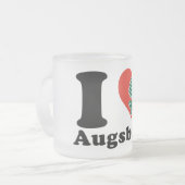I Liebe Augsburg Mattglastasse (Vorderseite Links)