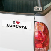 I Liebe Augusta Georgia Autoaufkleber (Auf Lkw)