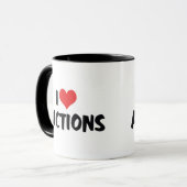 I Liebe Auktionen Tasse (Vorderseite Links)
