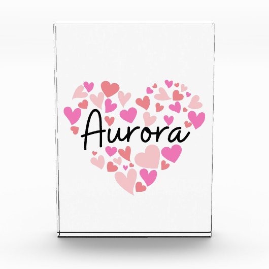 I Liebe Aurora Fotoblock (Vorderseite)
