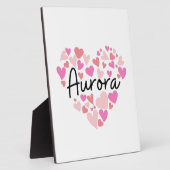 I Liebe Aurora Fotoplatte (Seite)