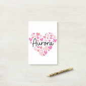 I Liebe Aurora Post-it Klebezettel (Auf Schreibtisch)