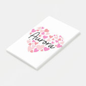 I Liebe Aurora Post-it Klebezettel (angewinkelt)