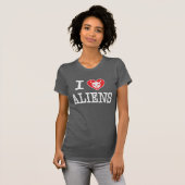 I Liebe-Außerirdische T-Shirt (Vorne ganz)