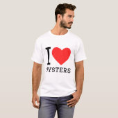 I Liebe Austern T-Shirt (Vorne ganz)