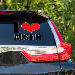 I Liebe Austin Aufkleber