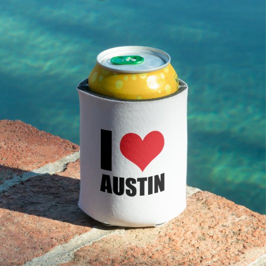 I Liebe Austin Dosenkühler (In Situ Pool)