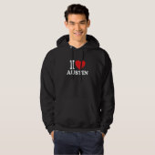 I Liebe Austin Hoodie (Vorne ganz)