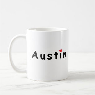 I Liebe Austin Kaffeetasse
