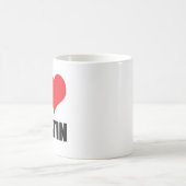 I Liebe Austin Kaffeetasse (Mittel)