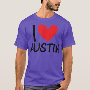 I Liebe Austin Name Personalisiert Men Typ BESTE F T-Shirt