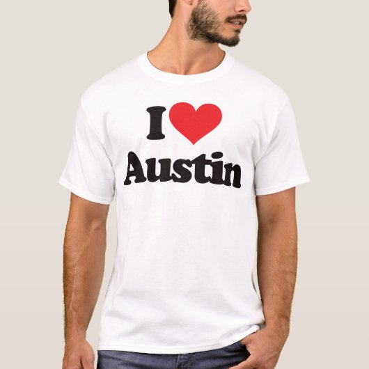 I Liebe Austin T-Shirt (Vorderseite)