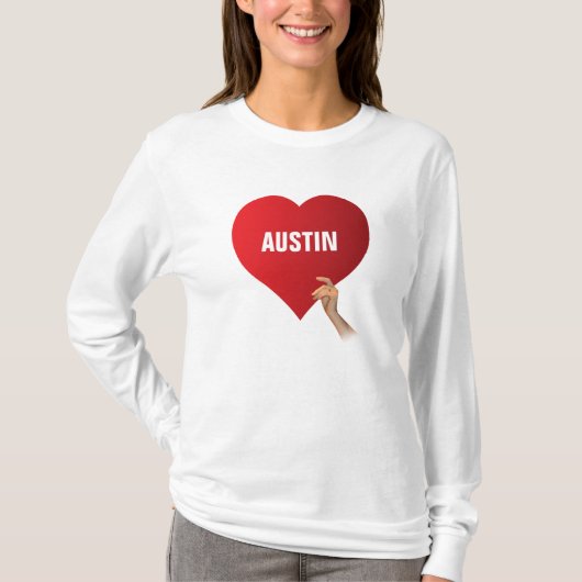 I Liebe Austin T-Shirt (Vorderseite)