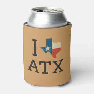 I Liebe Austin Texas I <3 ATX) Dosenkühler