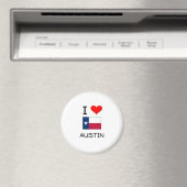 I Liebe Austin Texas Magnet (In Situ (Geschirrspüler))