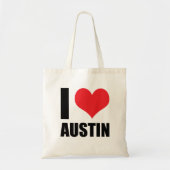 I Liebe Austin Tragetasche (Vorne)