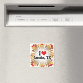 I Liebe Austin, TX Magnet (In Situ (Geschirrspüler))