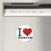 I LIEBE AUSTIN, TX - TEXAS MAGNET (In Situ (Geschirrspüler))