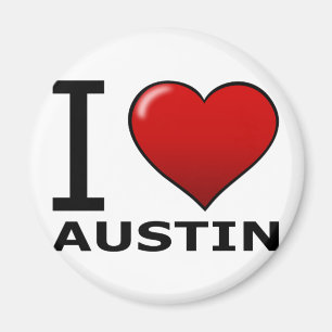 I LIEBE AUSTIN, TX - TEXAS MAGNET