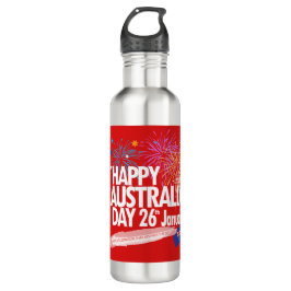 "I LIEBE AUSTRALIA" Australien Tag 26. Januar Edelstahlflasche