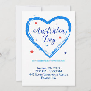 "I LIEBE AUSTRALIA" Australien Tag 26. Januar Feiertagskarte
