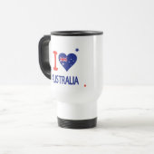 "I LIEBE AUSTRALIA" Australien Tag 26. Januar Reisebecher (Vorderseite Links)