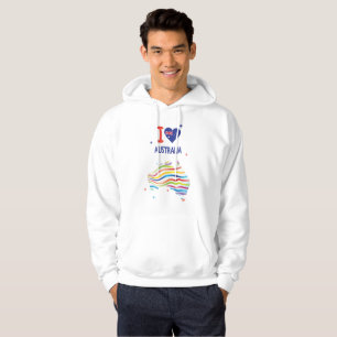 I LIEBE AUSTRALIA Glückwunsch Australien Tag 26. J Hoodie