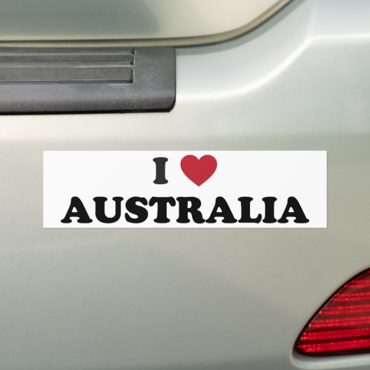 I Liebe Australien Autoaufkleber (Auf Auto)