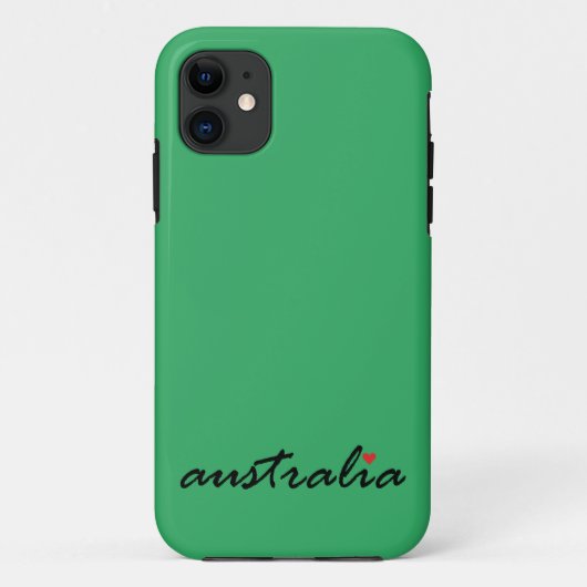 I Liebe Australien Case-Mate iPhone Hülle (Rückseite)