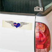 I Liebe Australien - Flügel Autoaufkleber (Auf Lkw)