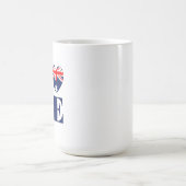 I Liebe Australien Kaffeetasse (Mittel)