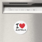 I Liebe Australien Magnet (In Situ (Geschirrspüler))